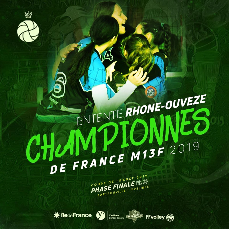 Rhône-Ouvèze championnes de France 2019 !